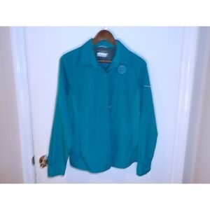 Columbia Shirt Omni Shade Activewear Teal Boy Scouts LOGO/Size‎ LG/#5210